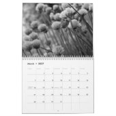 Blume Schwarz-Weiß-Fotografie Kalender (Mär 2027)
