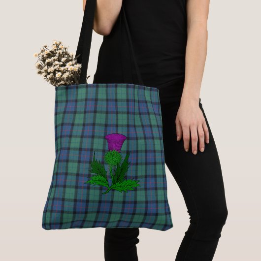Blume Scottish Clan Tartan Tote Bag Tasche (Von Nahem)