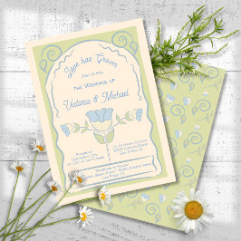 Blume Seed Packet handgezeichnete Hochzeit Einladu Einladung