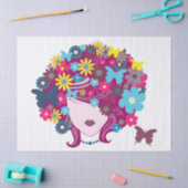 Blume Seidenpapier (Basteln)