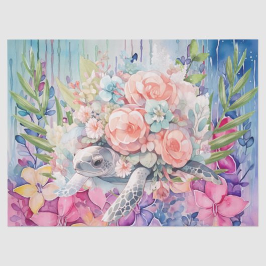 Blume Seidenpapier (Vorderseite)