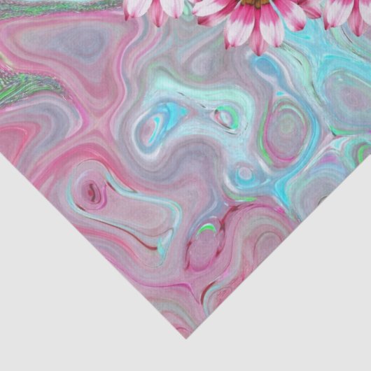 Blume Seidenpapier (Detail)