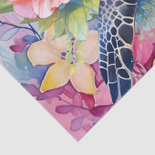 Blume Seidenpapier (Detail)