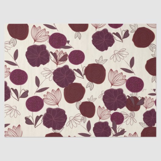 Blume Seidenpapier (Vorderseite)