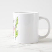 Blume "SEIN GLÜCKLICH" Jumbo-Tasse (Rechts)