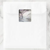 Blume Seires II - Phaios Quadratischer Aufkleber (Tasche)