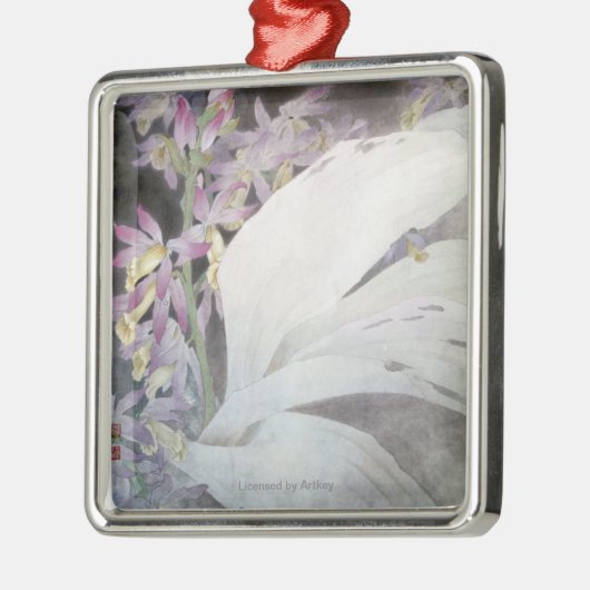 Blume Seires II Phaiuses Ornament Aus Metall (Links)