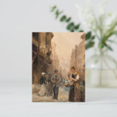 Blume Seller - Emil Barbarini Postkarte (Stehend Vorderseite)