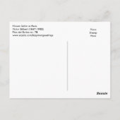 Blume Seller in Paris von Victor Gilbert Postkarte (Rückseite)