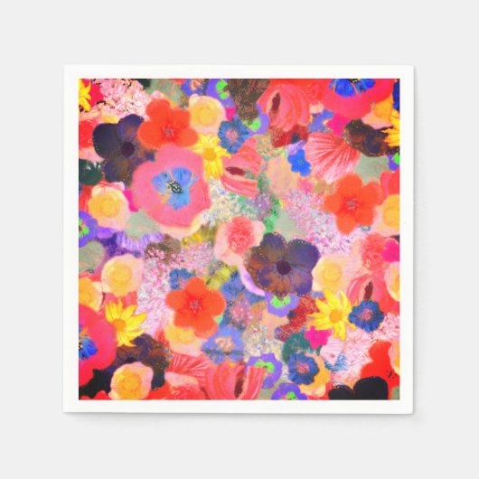 Blume Serviette (Vorderseite)