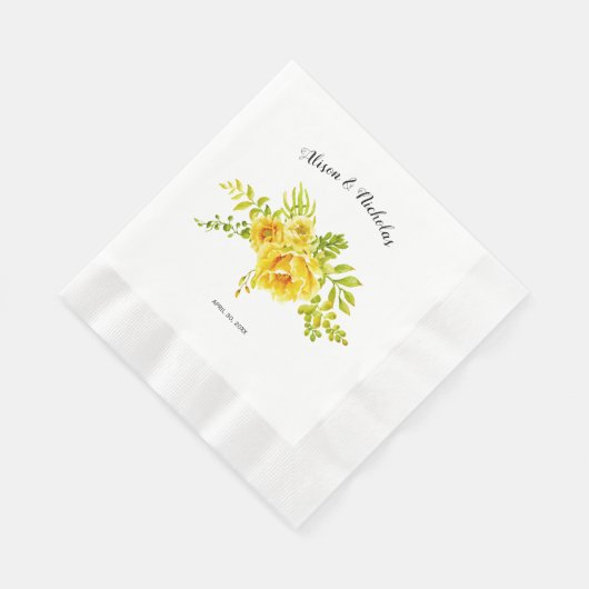 Blume Serviette (Ecke)