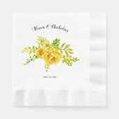 Blume Serviette (Vorderseite)