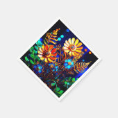 Blume Serviette (Ecke)
