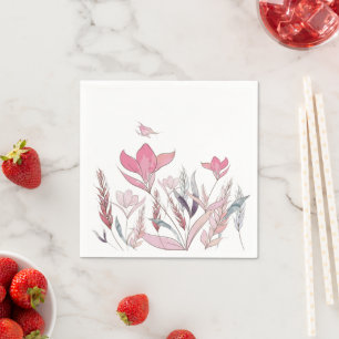 Blume Serviette