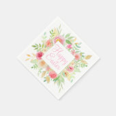 Blume Serviette (Ecke)