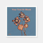 Blume Serviette (Vorderseite)