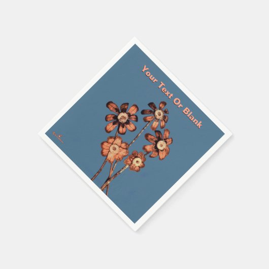 Blume Serviette (Ecke)