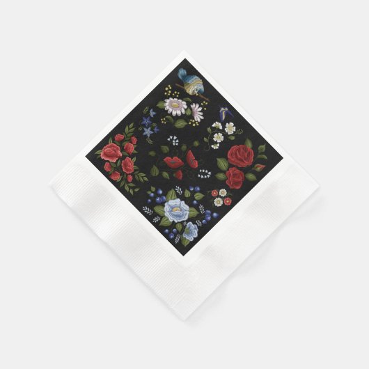 Blume Serviette (Ecke)