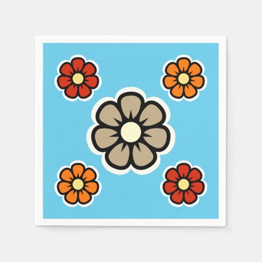 Blume Serviette (Vorderseite)