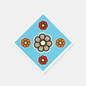 Blume Serviette (Ecke)