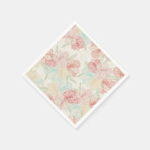 Blume Serviette (Ecke)