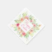 Blume Serviette (Ecke)