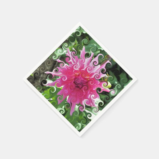 BLUME SERVIETTE (Ecke)