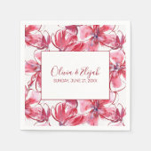 Blume Serviette (Vorderseite)