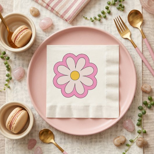Blume Serviette