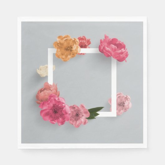 Blume Serviette (Vorderseite)