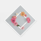 Blume Serviette (Ecke)