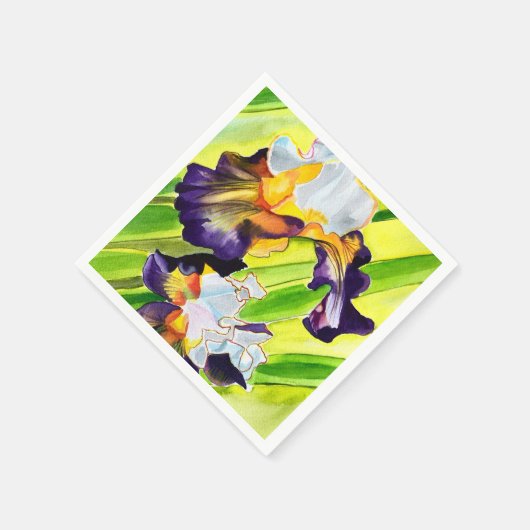 Blume Serviette (Ecke)