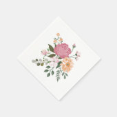 Blume Serviette (Ecke)