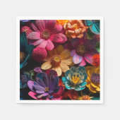 Blume Serviette (Vorderseite)