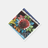 Blume Serviette (Ecke)