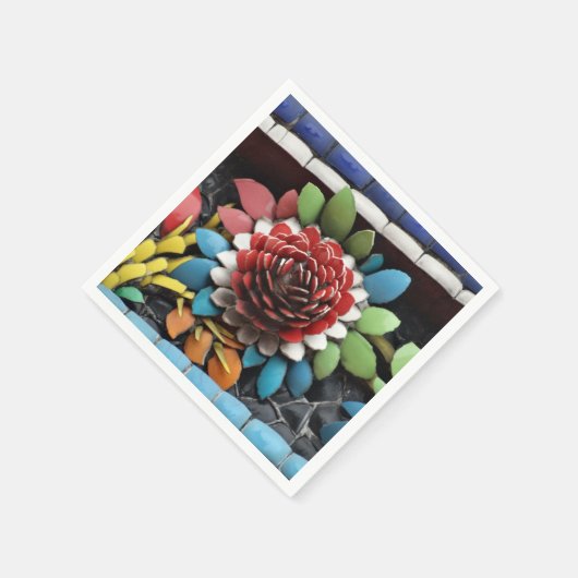 Blume Serviette (Ecke)