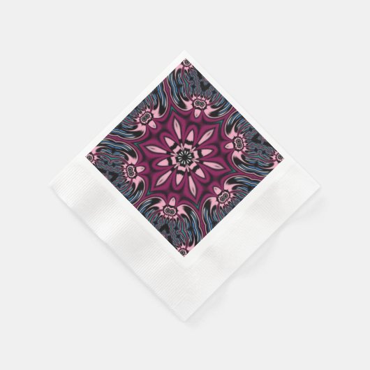 Blume Serviette (Ecke)