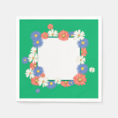 Blume Serviette (Vorderseite)
