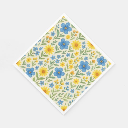 Blume Servietten! Serviette (Ecke)