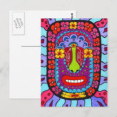Blume Shaman #4 Postkarte (Vorne/Hinten)