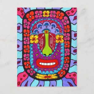 Blume Shaman #4 Postkarte