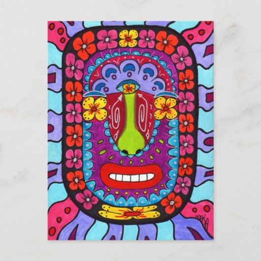 Blume Shaman #4 Postkarte (Vorderseite)