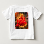 Blume Sherpa Blanket Baby T-shirt (Rückseite)