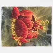 Blume Sherpa Blanket Fleecedecke (Vorderseite (Horizontal))