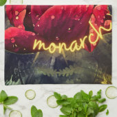 Blume Sherpa Blanket Geschirrtuch (Gefaltet)