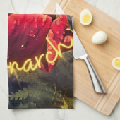 Blume Sherpa Blanket Geschirrtuch (Viertel Falte)