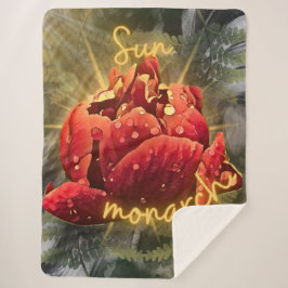 Blume Sherpa Blanket Sherpadecke