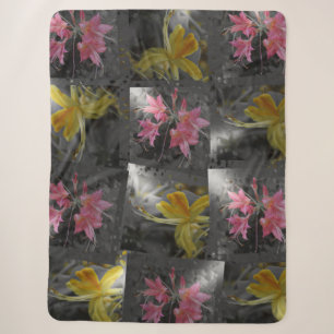Blume, Sherpa-Decken, Handwerk, Urlaub, elegant Sherpadecke
