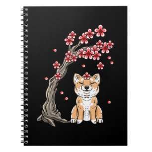 Blume Shiba inu SÜSSE TIER Notizblock