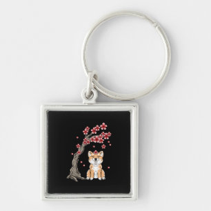 Blume Shiba inu   SÜSSE TIER Schlüsselanhänger